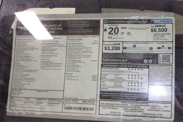 2025 Genesis GV70 3.5T Sport AWD
