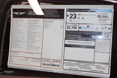 2026 Genesis G70 2.5T PRESTIGE AWD