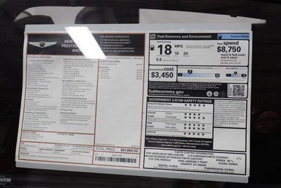 2026 Genesis G80 3.5T PRESTIGE BLACK AWD