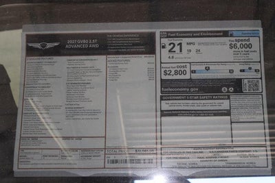 2027 Genesis GV80 2.5T Advanced