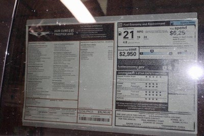 2026 Genesis GV80 2.5T Prestige