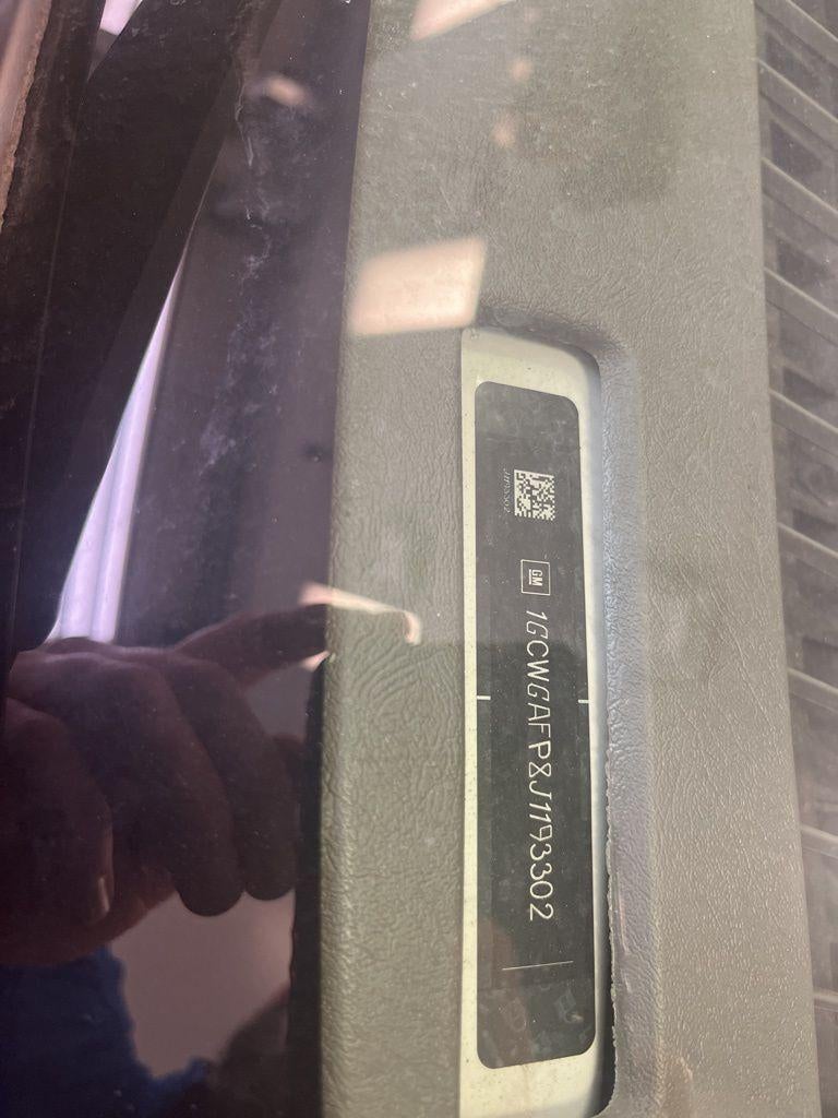 2018 Chevrolet Express Cargo Van Base