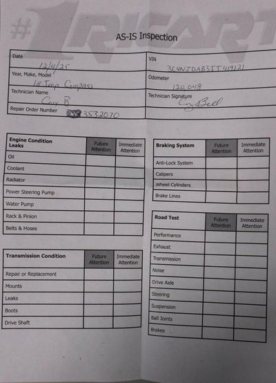 2018 Jeep Compass Sport