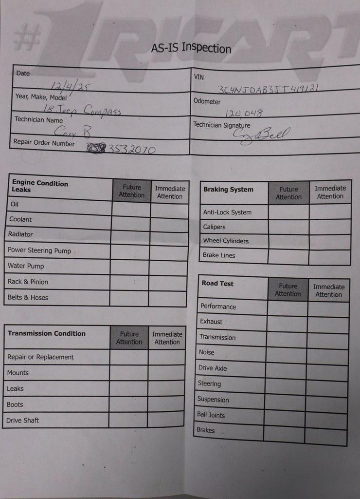 2018 Jeep Compass Sport