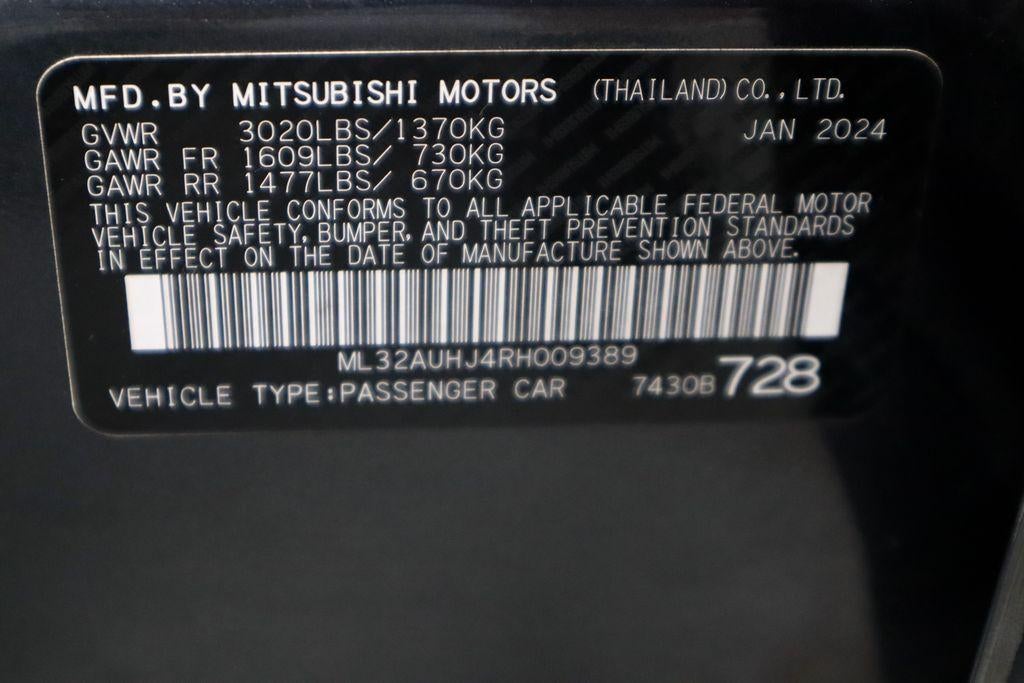 2024 Mitsubishi Mirage ES
