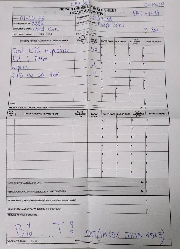 2020 Chevrolet Camaro LT1