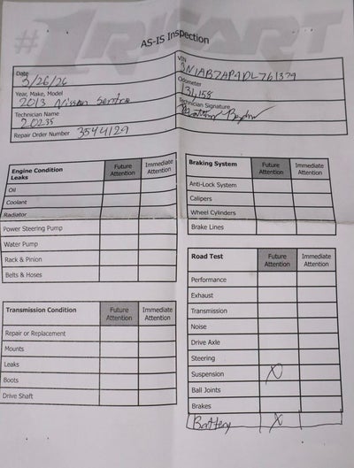 2013 Nissan Sentra SV