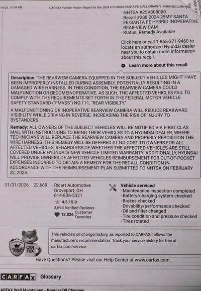 2024 Hyundai SANTA FE Calligraphy