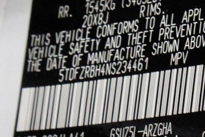 2022 Toyota Highlander Platinum