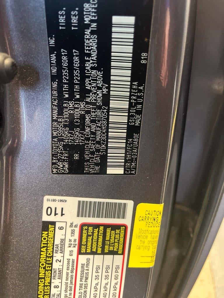 2017 Toyota Sienna LE