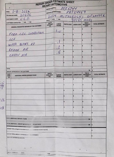 2024 Mitsubishi Outlander Sport 2.0 ES