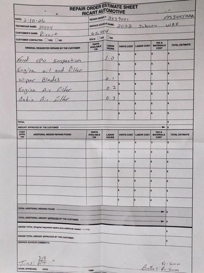 2022 Subaru WRX Premium