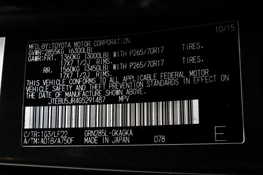 2016 Toyota 4Runner TRD Pro