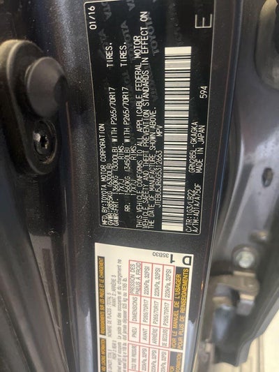 2016 Toyota 4Runner SR5 Premium