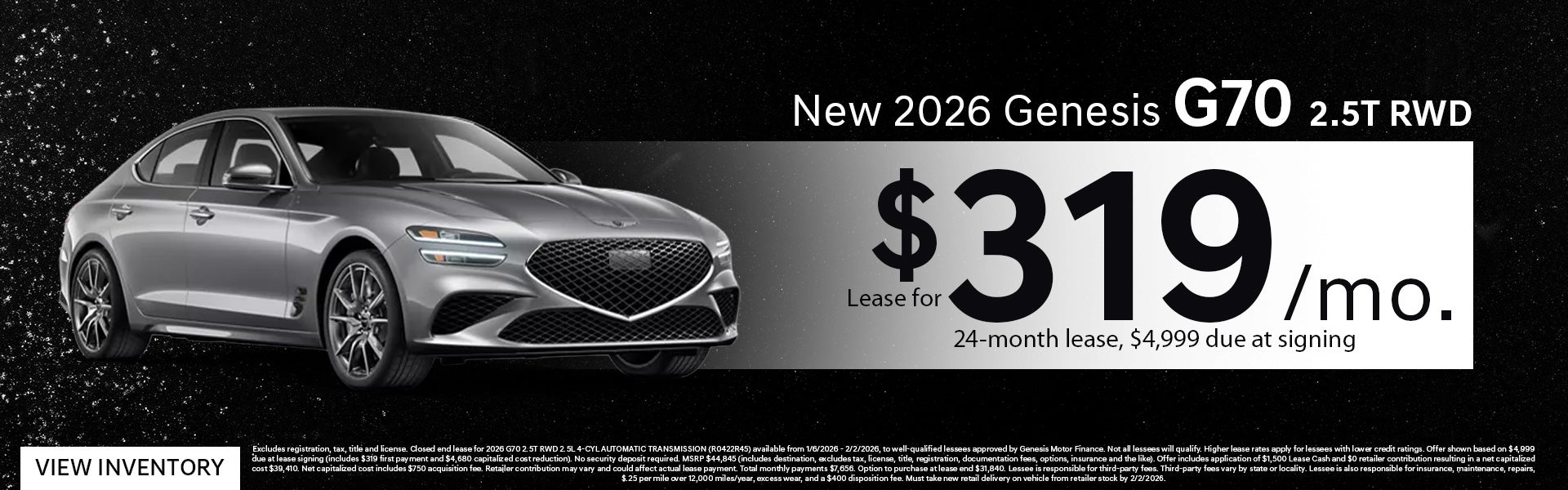 2026 Genesis G70