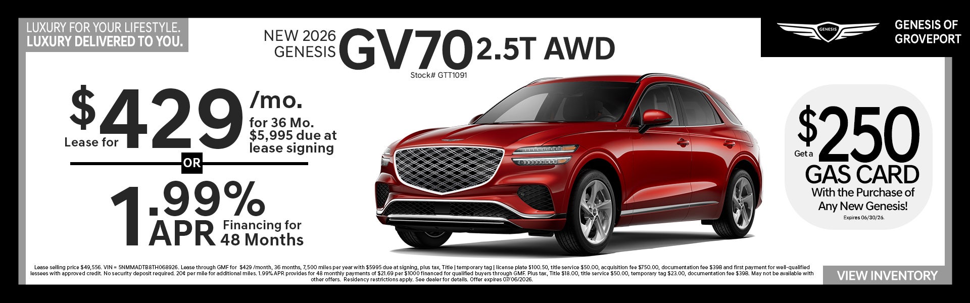 2026 Genesis GV70