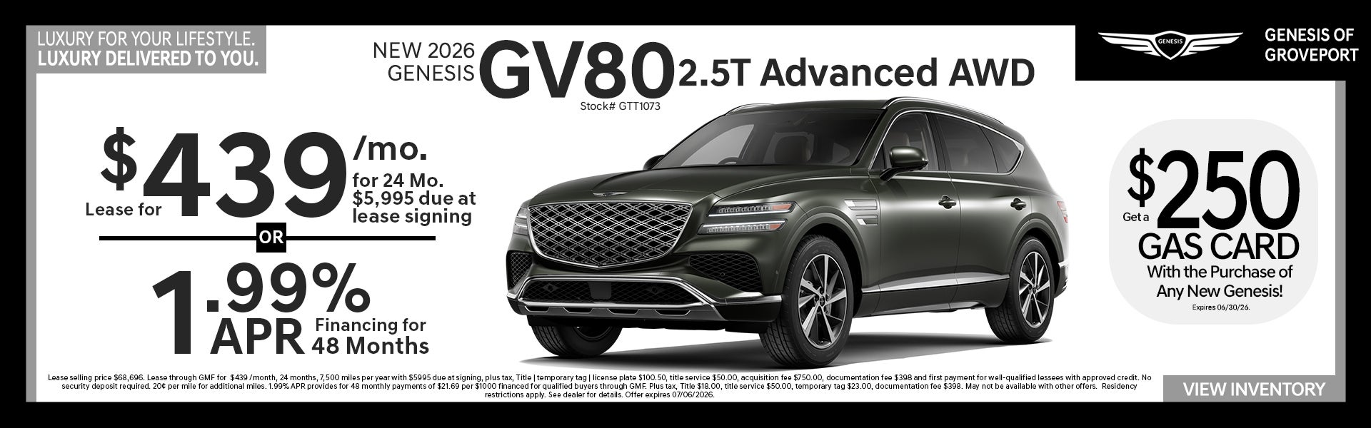 2026 Genesis GV80