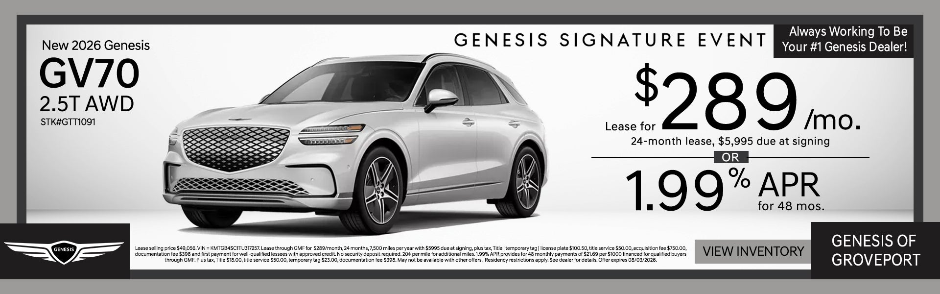 2026 Genesis GV70