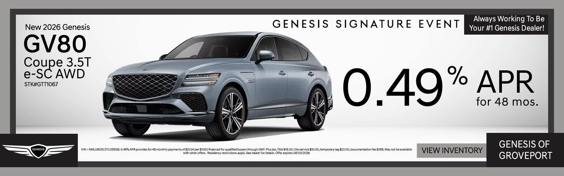2026 Genesis GV80