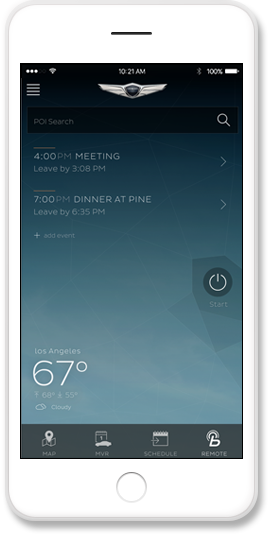 Genesis Home Screen 1